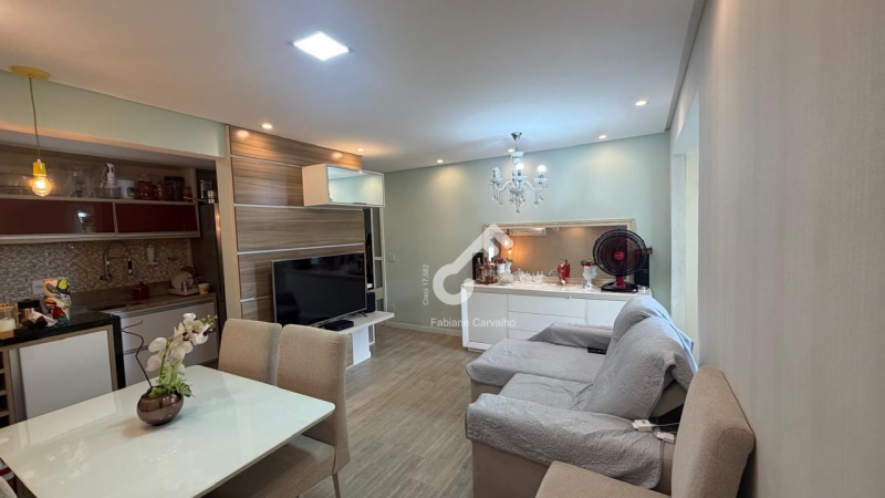 BURAQUINHO, Lauro de Freitas. Apartamento PRONTO PARA MORAR composto de 3 quartos sendo 2 suítes, 71m², condomínio fechado com portaria 24h e infraestrutura. R$600.000,00. Agende sua visita.