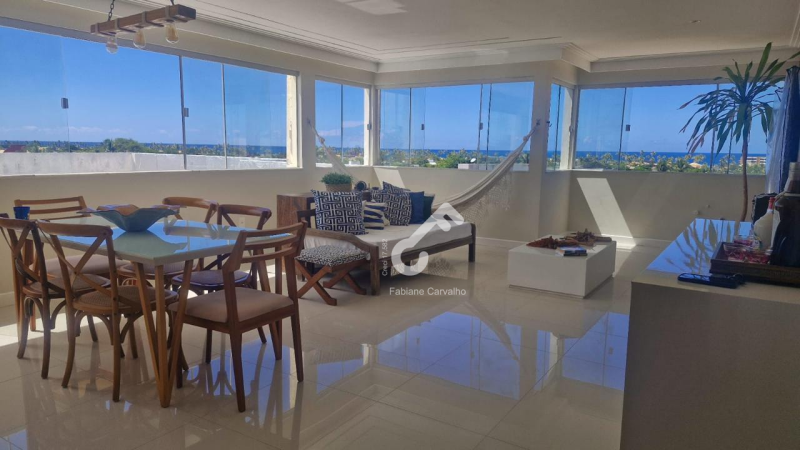 VILAS DO ATLÂNTICO, Lauro de Freitas. Cobertura com elevador, composta de 3 suítes, são 180º de (vista mar), condomínio fechado. R$630.000,00. Agende sua visita.