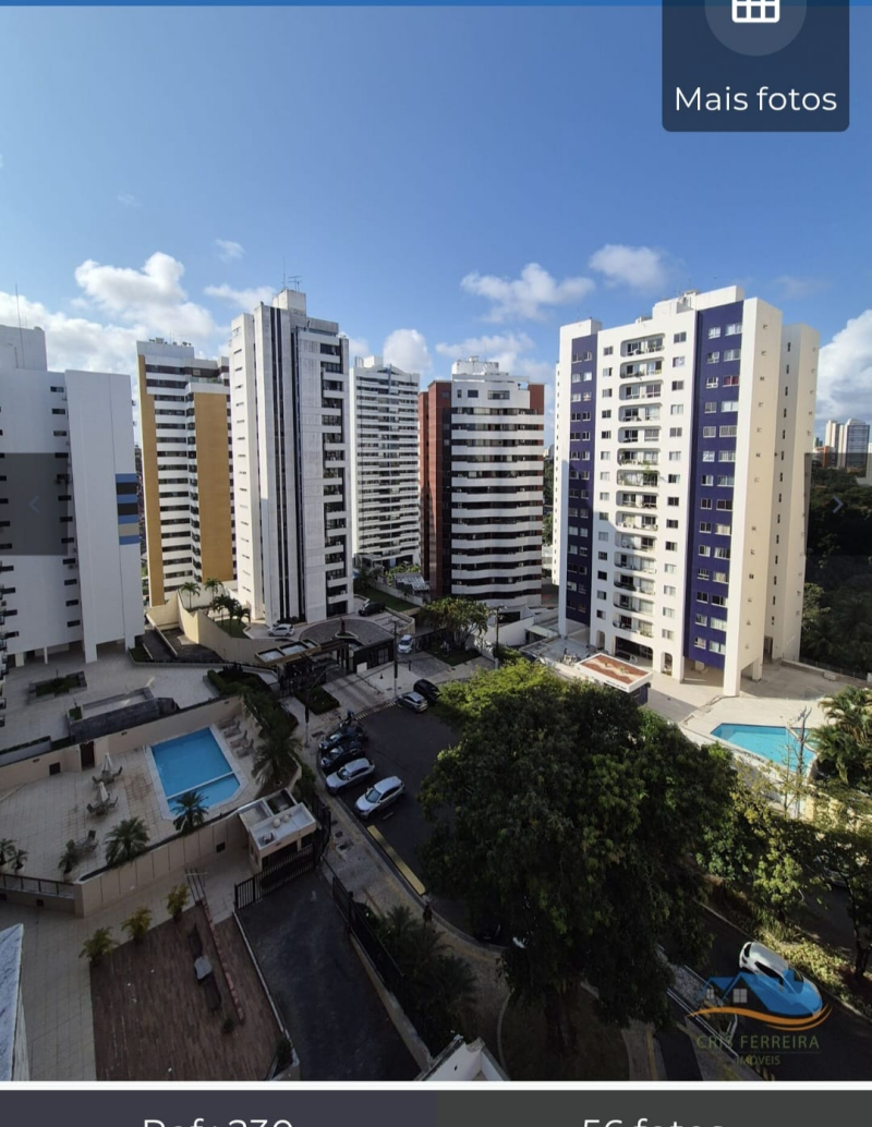 Apartamento a venda de 03 quartos com suíte  no Alto do Itaígara